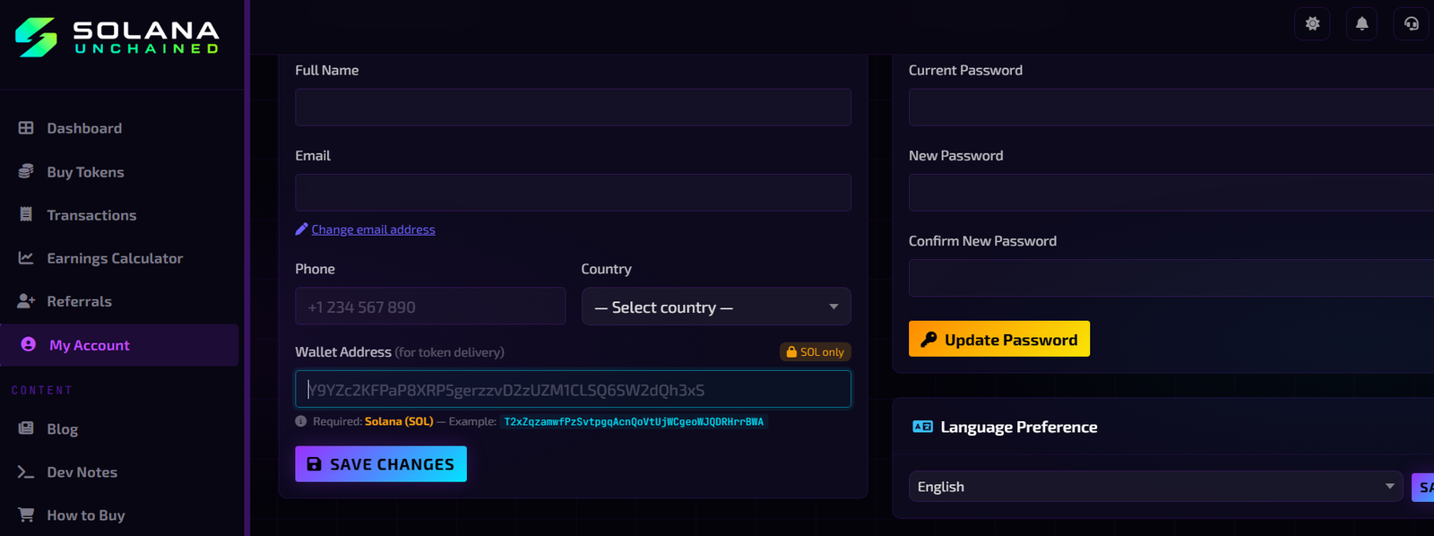 Set Up Your Wallet